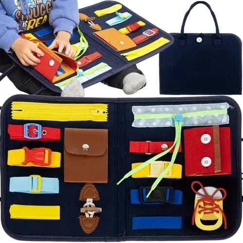 Flerfärgad Barnbräda med 14 Lärande Element | Hem & Hobby | Pryloteket