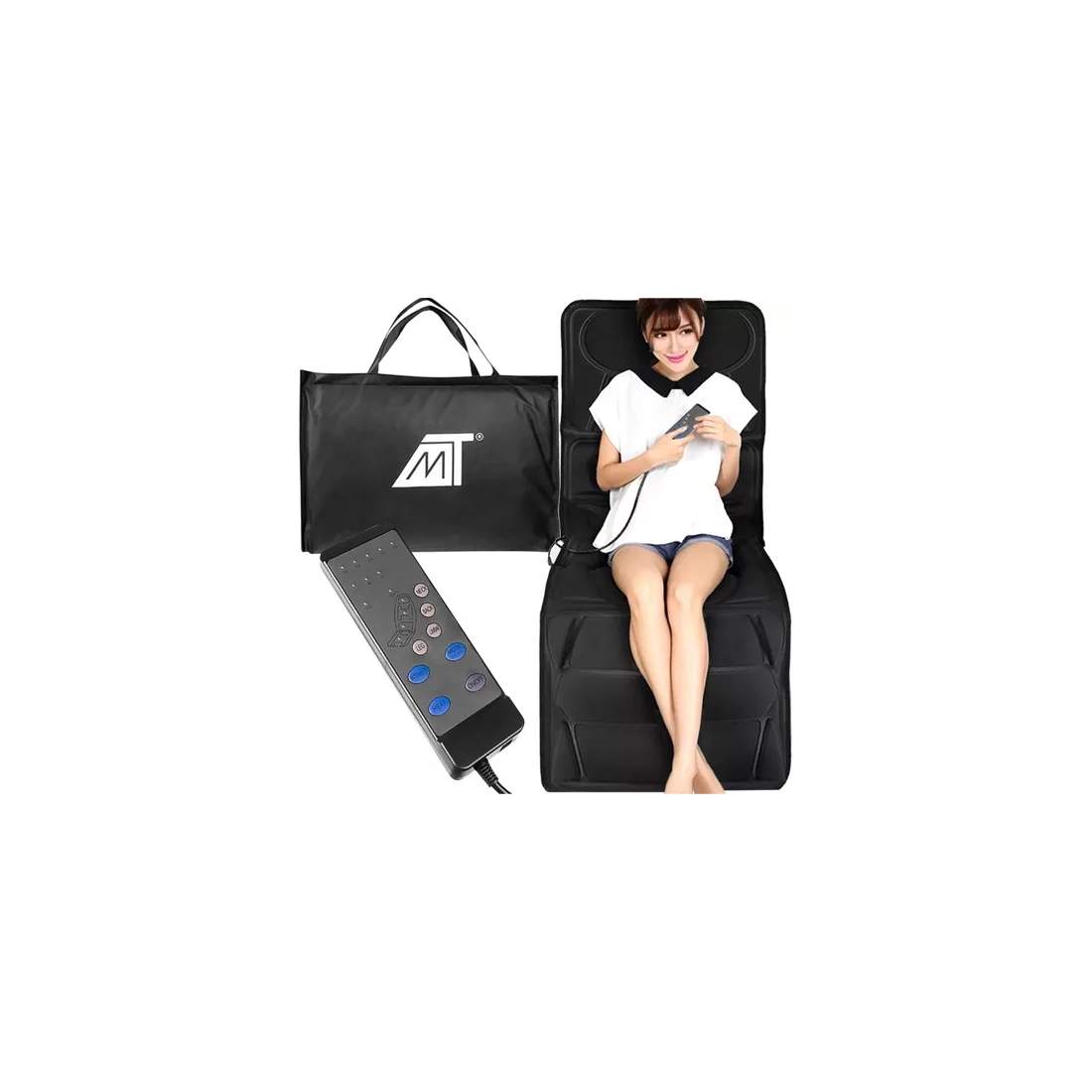 Massage- och Värmematta, 12 Motorer, 20 Lägen | Hem & Hobby | Pryloteket