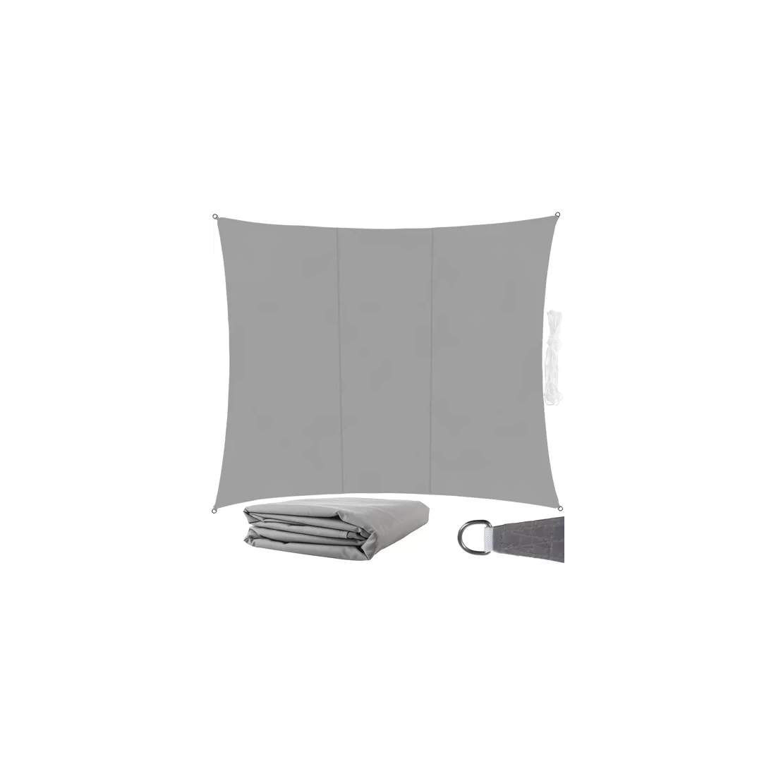 Grått Justerbart Vattentätt Solsegel 3x4m UV-skydd | Hem & Hobby | Pryloteket
