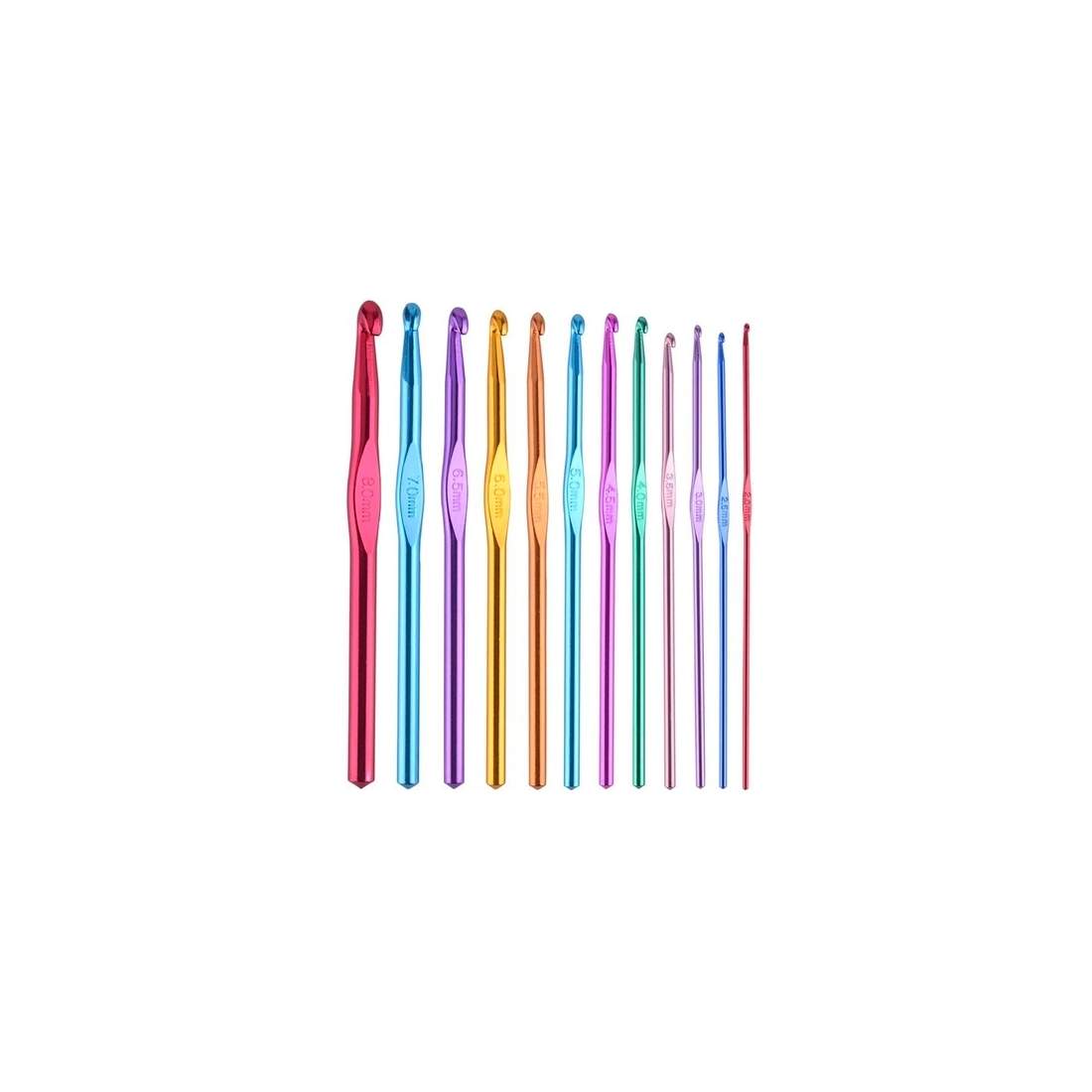 Färgglada Virknålar Set med Fodral – 12-pack | Hem & Hobby | Pryloteket