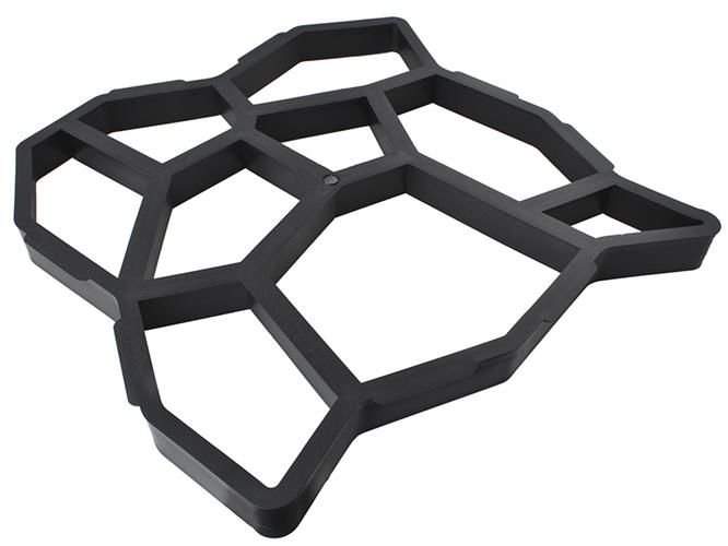 Genanvendelig plastikform til havestier 45x45 cm