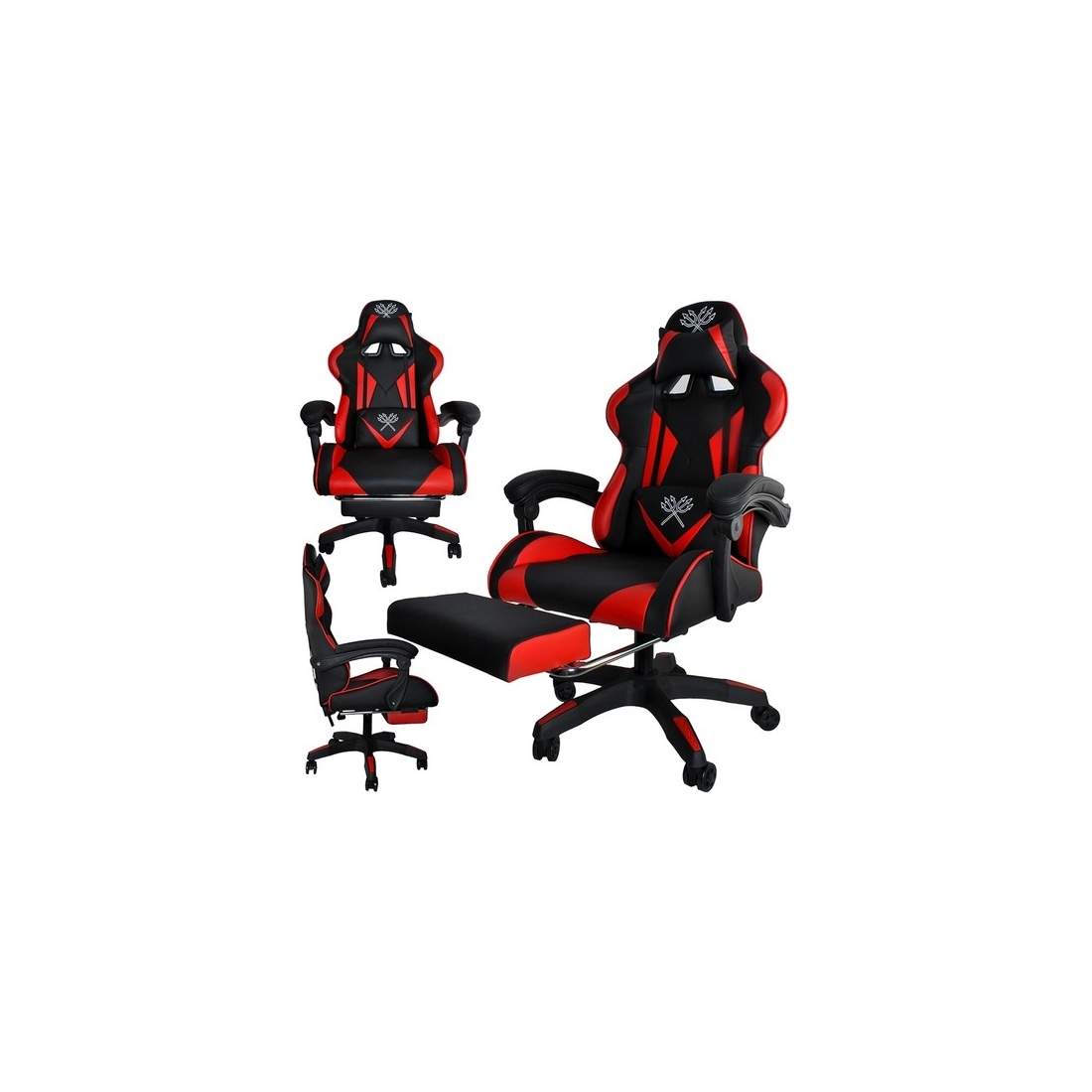 Ergonomisk Spelstol med Fotstöd och Tilt | Hem & Hobby | Pryloteket