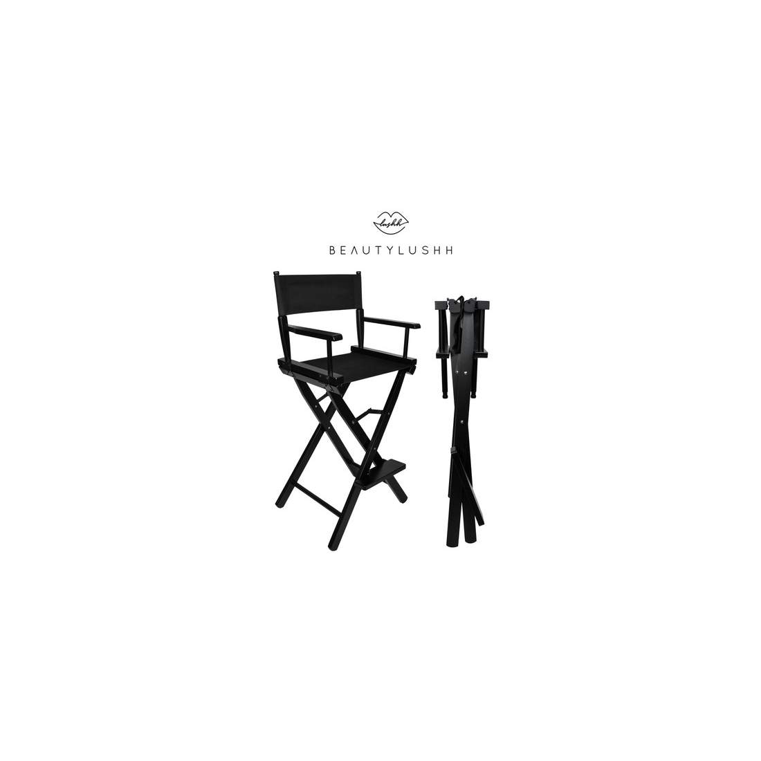 Fällbar Sminkstol i Bokträ, Vattentätt Tyg | Hem & Hobby | Pryloteket