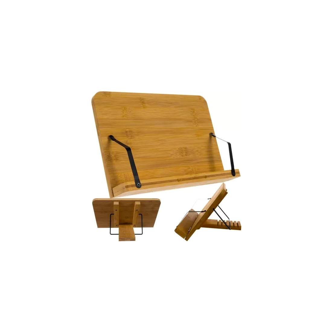 Justerbart Bokställ i Bambu för Böcker & Surfplattor | Hem & Hobby | Pryloteket