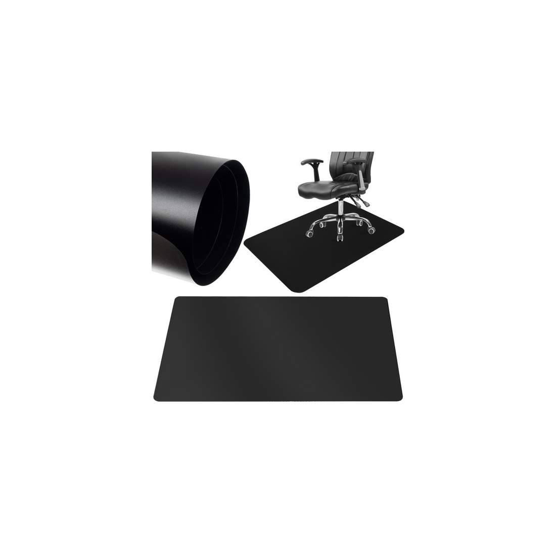 Skyddsmatta 130x90 cm Svart Polypropen | Hem & Hobby | Pryloteket