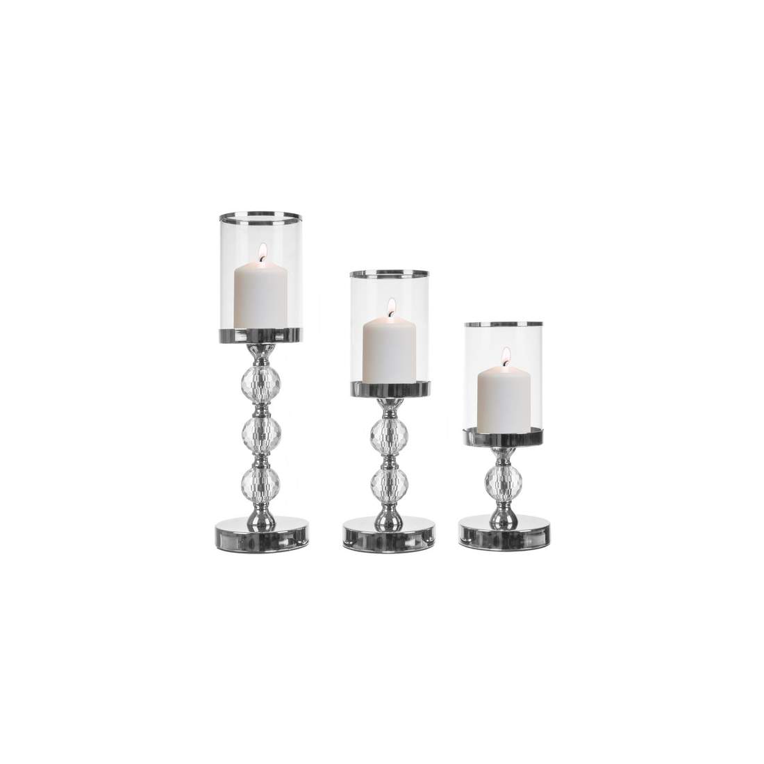 Eleganta Ljusstakar med Kristalldetaljer | Hem & Hobby | Pryloteket