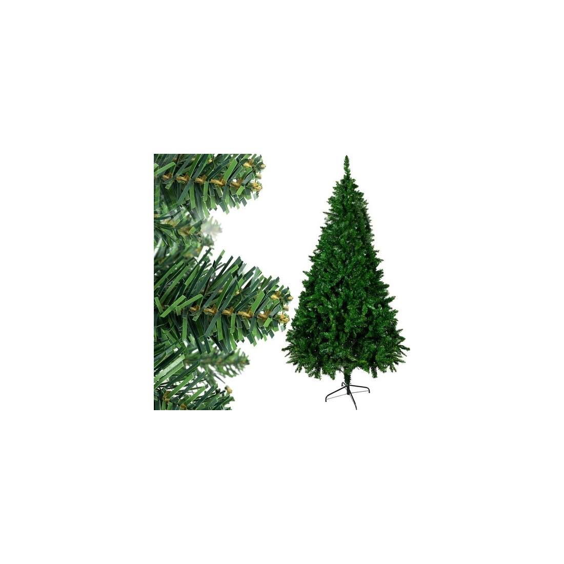 Konstgjord Julgran 220 cm med Metallställ | Hem & Hobby | Pryloteket