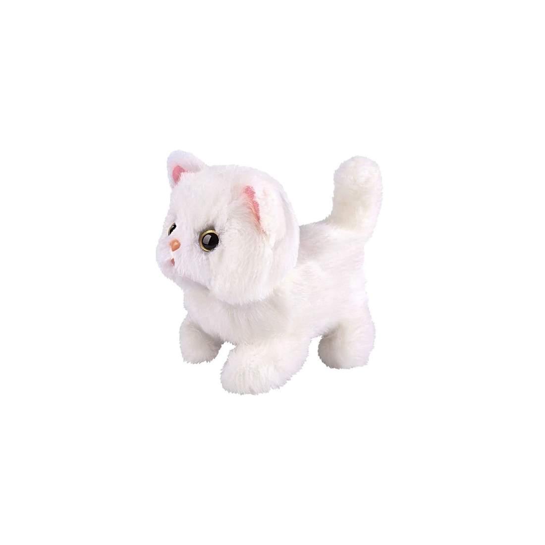 Interaktiv Kattleksak - Vit med Ljud och Rörelse | Hem & Hobby | Pryloteket