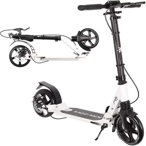 Sammenklappelig City Scooter med store hjul og ABEC-9 lejer