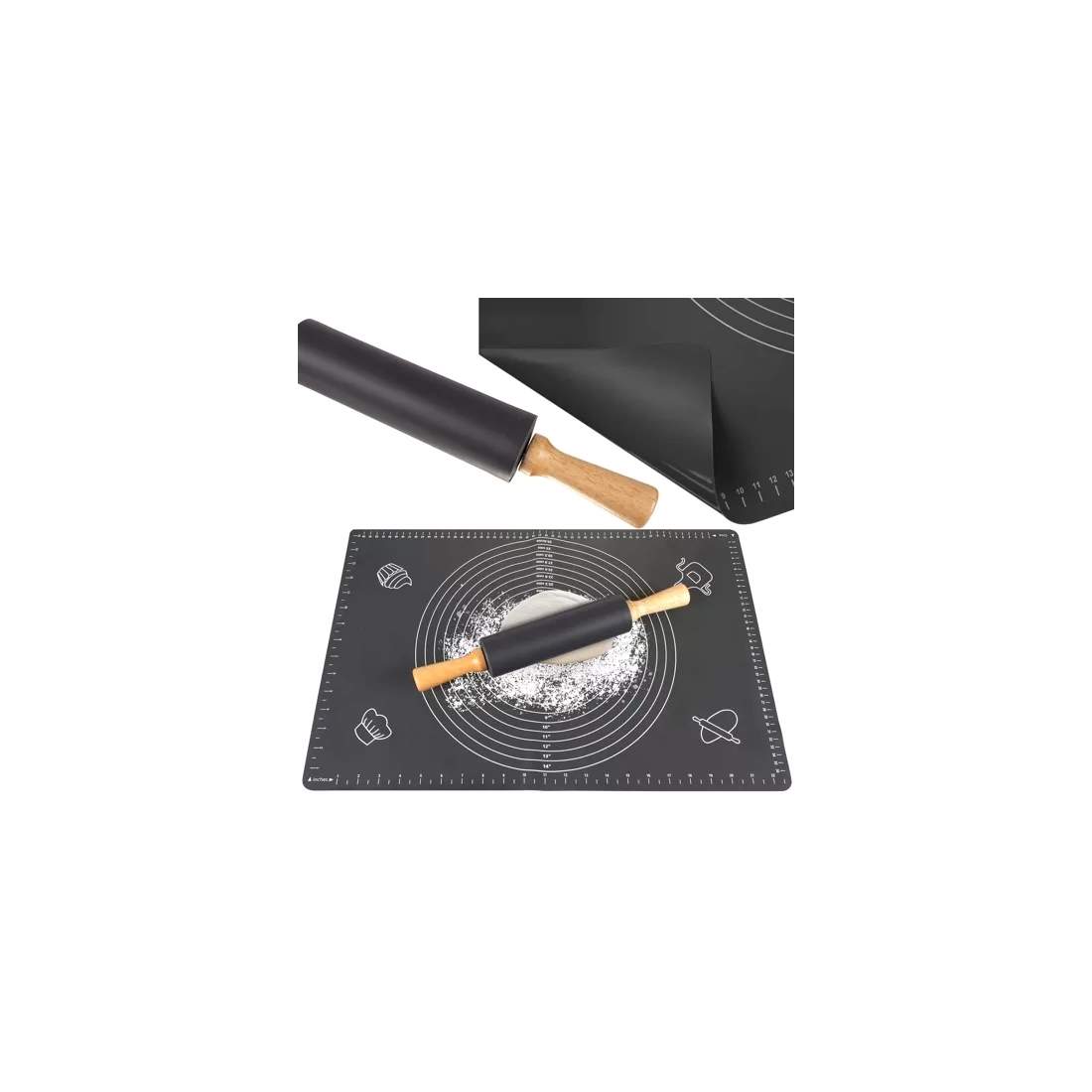 Silikonkavel & Matta - Non-stick, Tålig, Lätt Rengöring | Hem & Hobby | Pryloteket