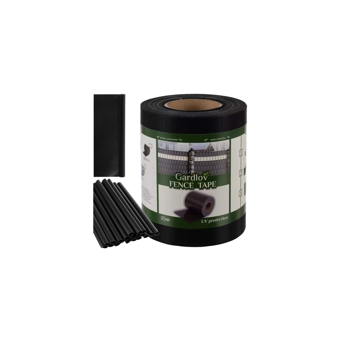 Svart UV-beständig PVC Stängseltejp 19x3500cm | Hem & Hobby | Pryloteket