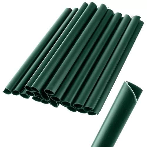 Grønne tapeclips til hegn - 20-pak PVC