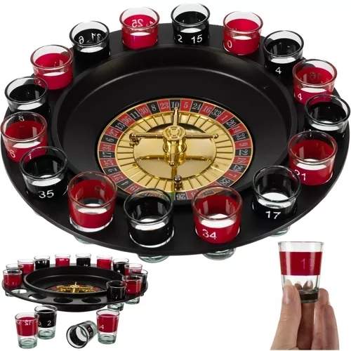Party roulette med 16 glas - Ultimativt til festaftener