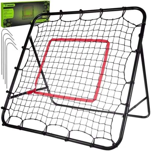 Fodboldmål med rebounder og justerbar vinkel