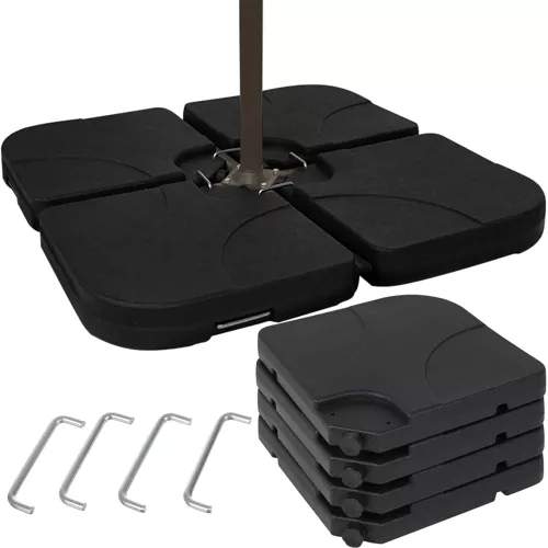 Stabil udfyldelig paraplybase til haven