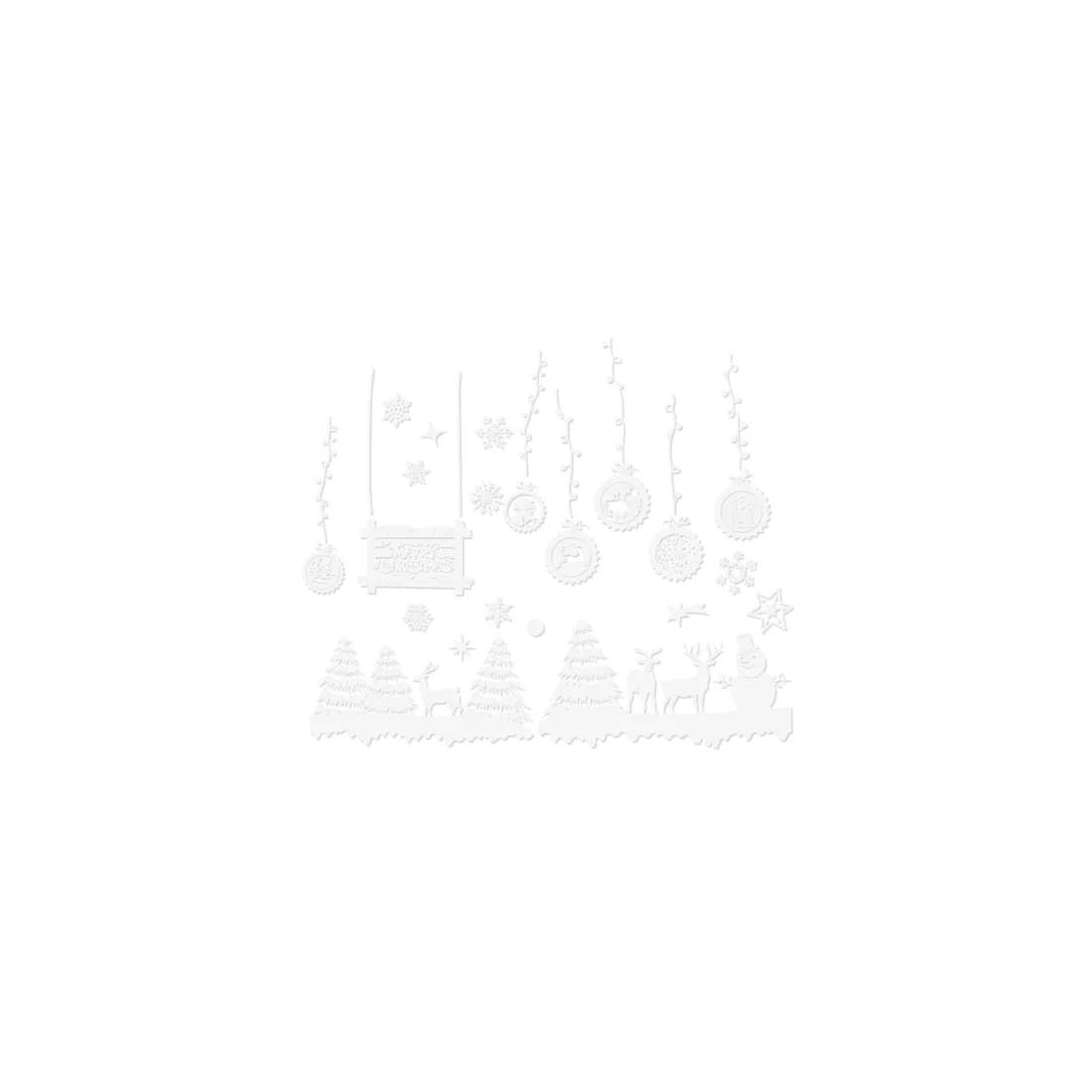 Julklistermärken Fönster PVC 34cm | Hem & Hobby | Pryloteket