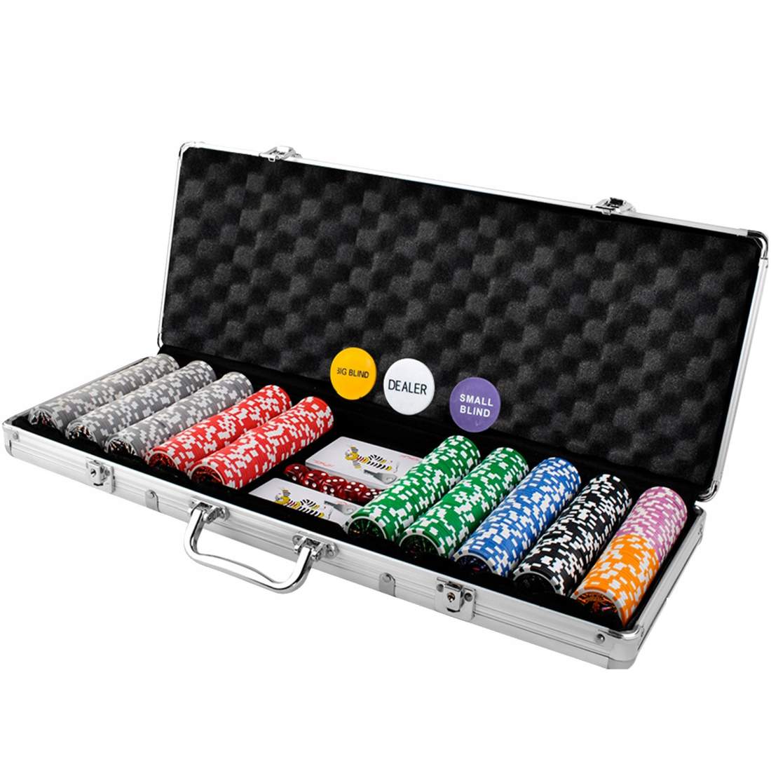 Poker set - 500 marker | Leksaker & Spel - Leksaker - Lekset | Pryloteket