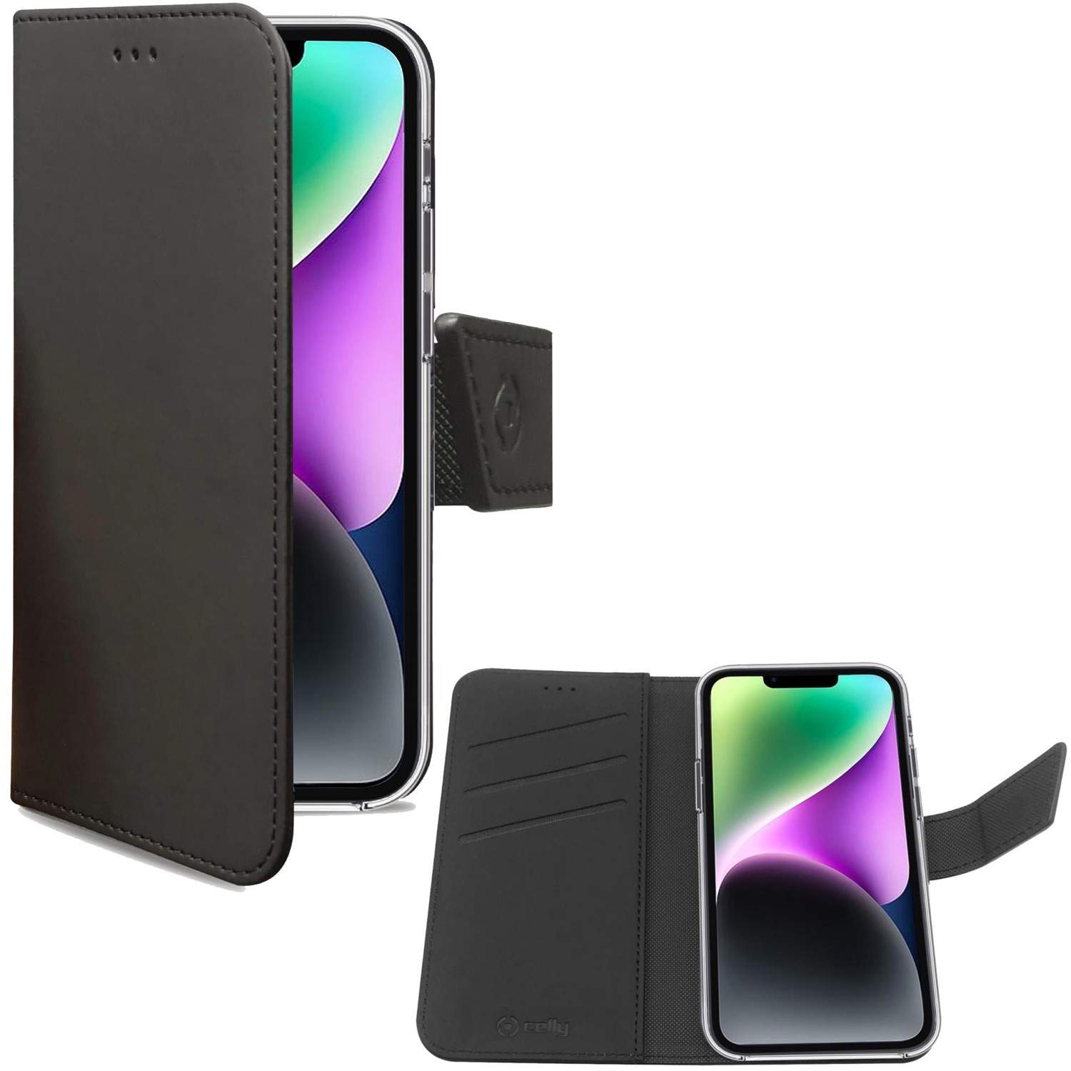 Pung etui iPhone 14 Sort billede