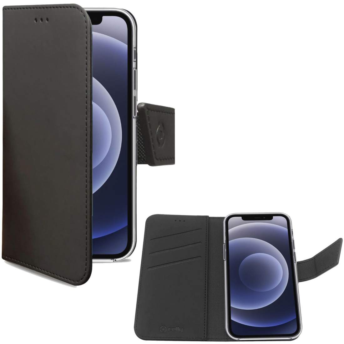 Produktfoto för Celly Wallet Case iPhone 13 Pro, svart