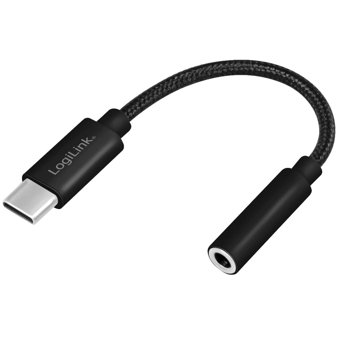 USB-C 3,5mm-ljudadapter m DAC 13cm nylonkabel | Elektronik - Ljud & Bild - Högtalare | Pryloteket