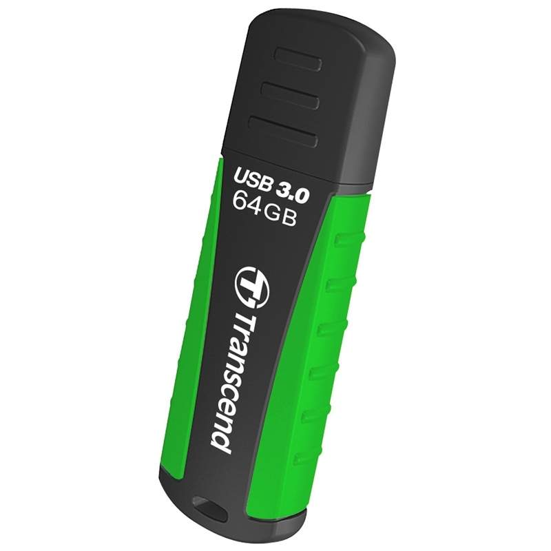 Transcend JetFlash 810 64GB USB 3.0 USB stick Sort Grøn