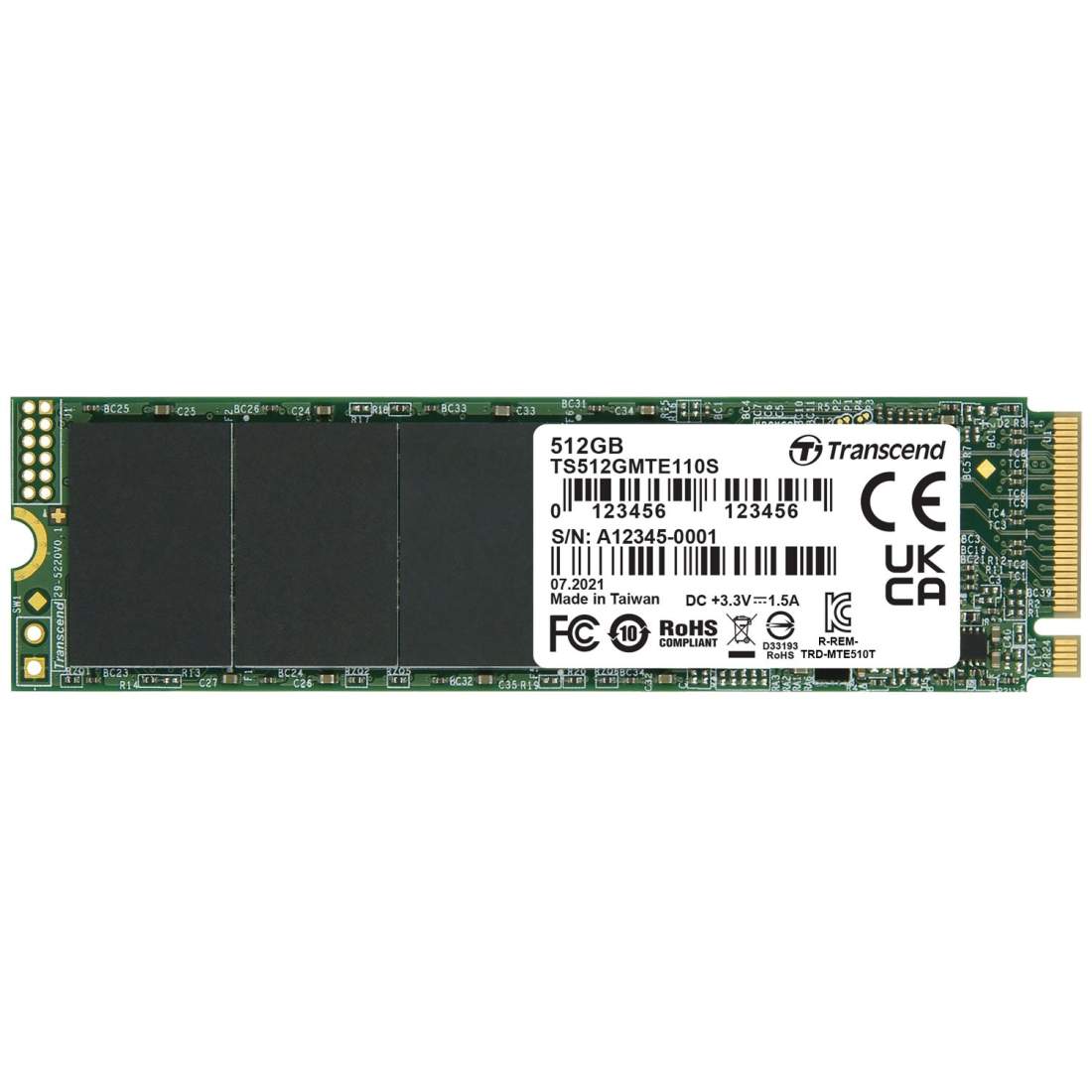 PCIe M.2 SSD Gen3 x4 NVMe 512Gb (R1700/W1400) | Elektronik - Speltillbehör - Windows | Pryloteket