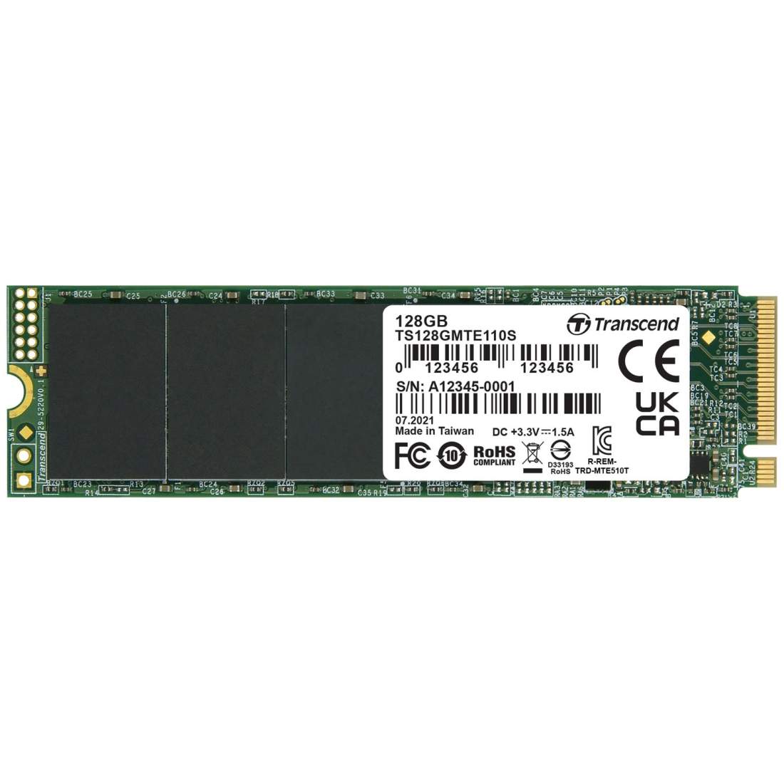 PCIe M.2 SSD Gen3 x4 NVMe 128Gb (R1500/W550) | Elektronik - Speltillbehör - Windows | Pryloteket