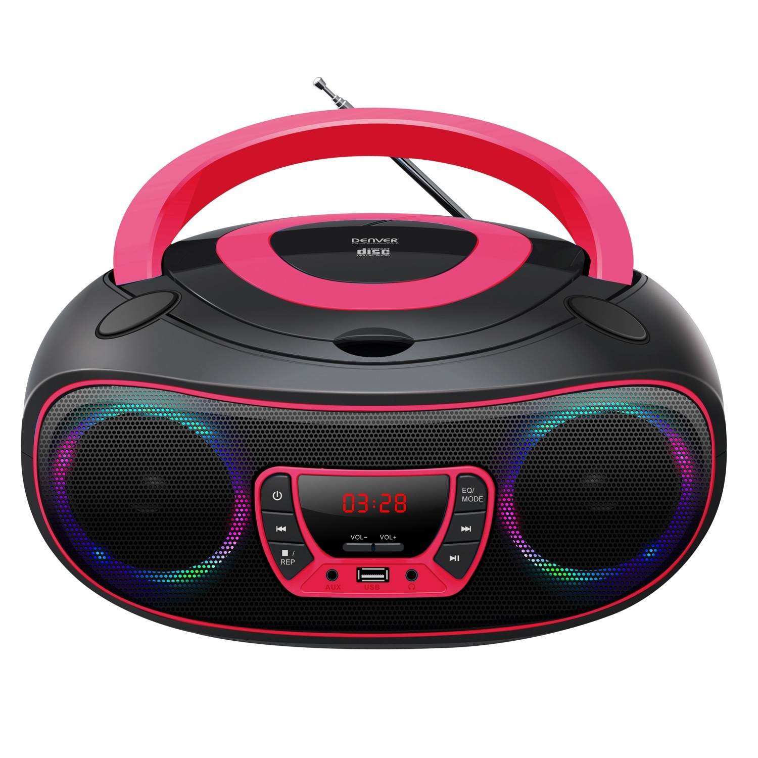 CD Boombox med FM/USB/BT