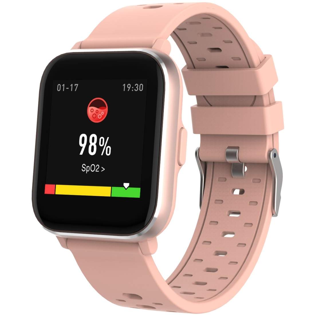 Smartwatch med temp, syre och hjärtfrekvens | Elektronik - Speltillbehör - Smartphone/Surfplatta/TV-Box - Handkontroller - Android | Pryloteket