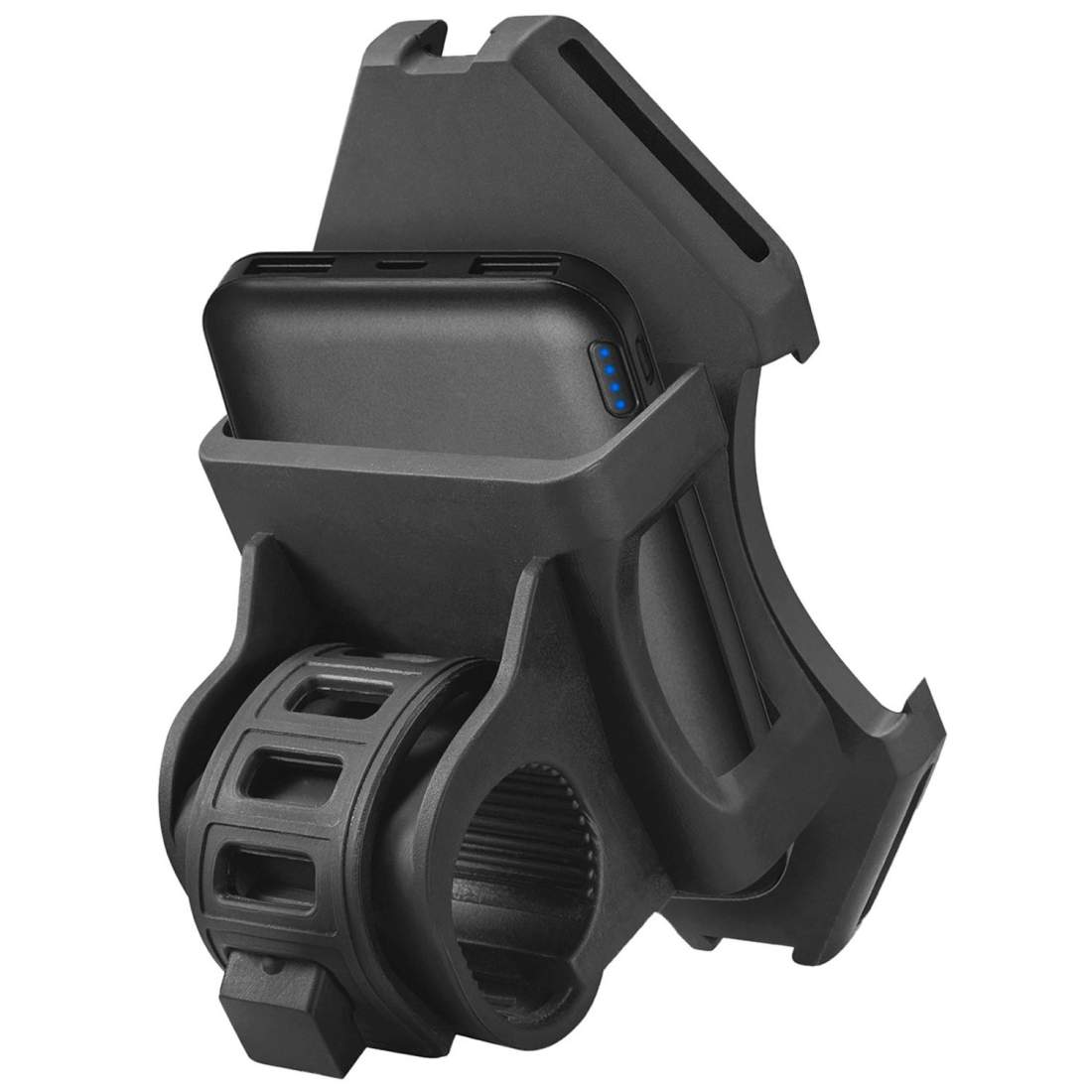 Cykel-/e-scooterhållare med inbyggd powerbank | Elektronik - Kablar & Adaptrar - Adaptrar & Signalomvandlare - USB | Pryloteket