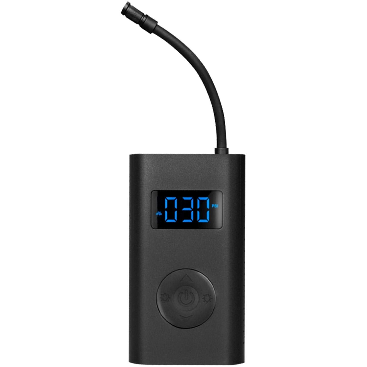 Portable air compressor with LED flashlight, 1x USB-A