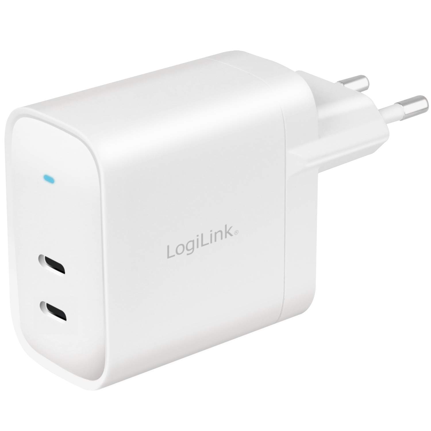 USB-laturi 2 x USB-C PD 65W GaN