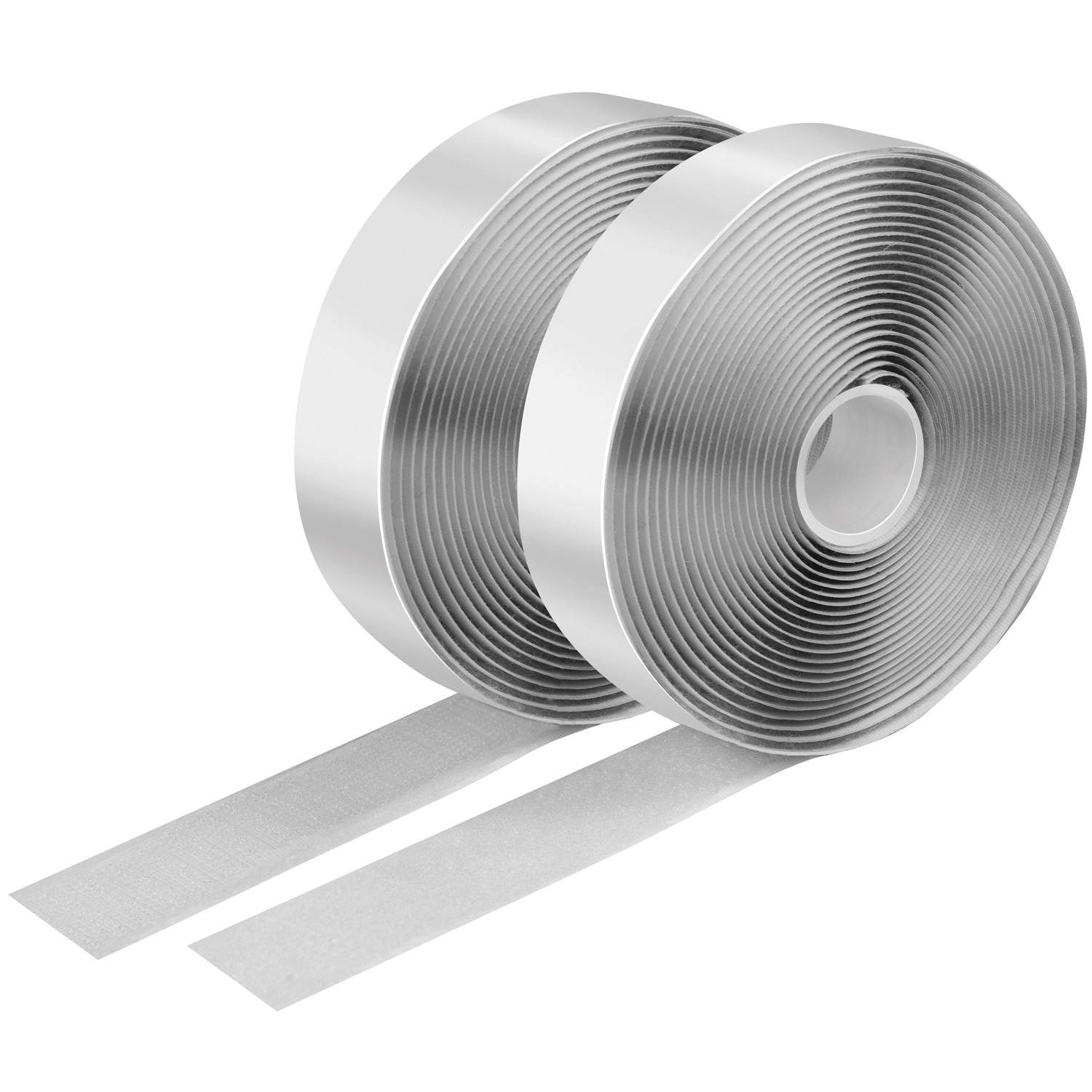 Velcro dobbeltsidet 25mm 5 meter Hvid billede