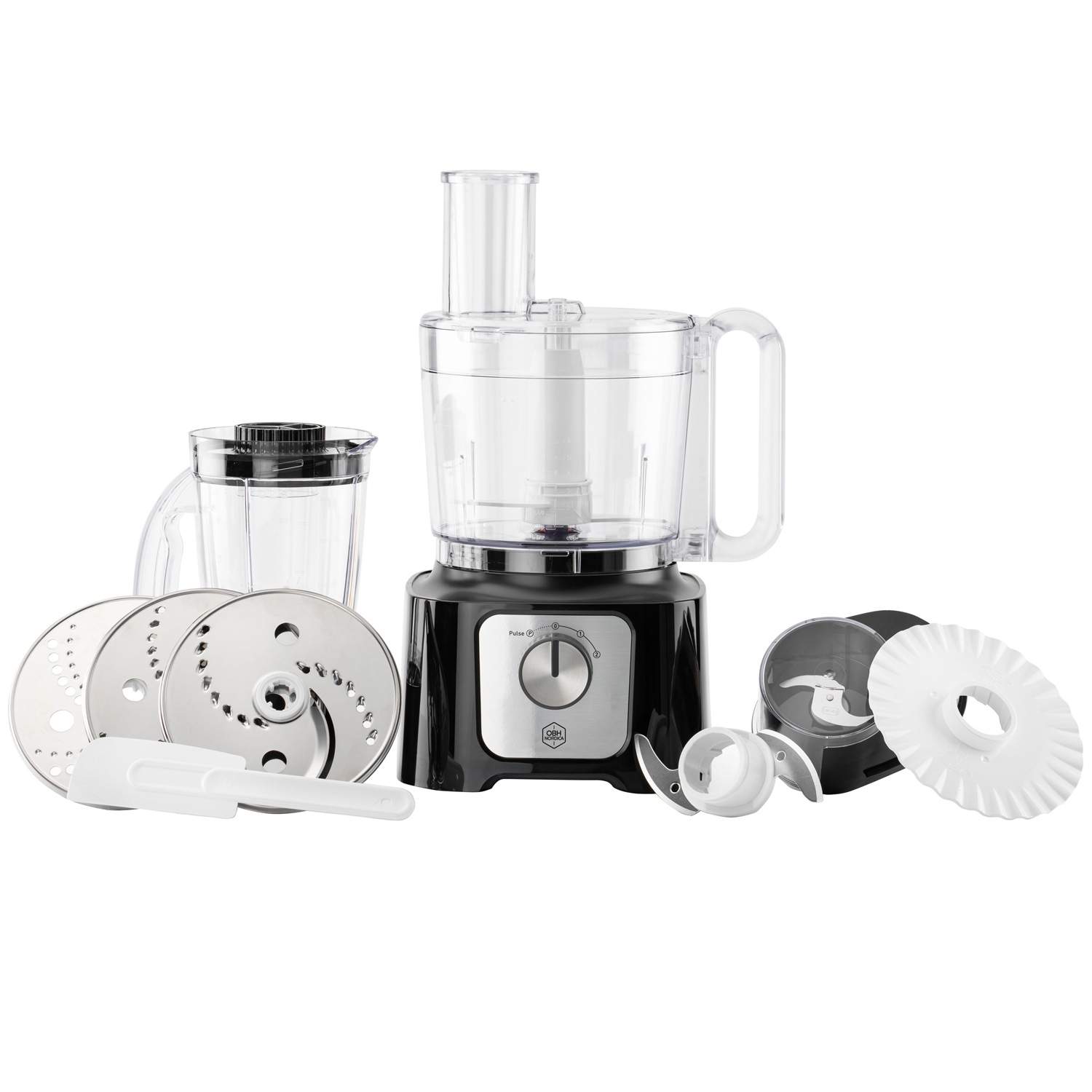 Foodprocessor 800 watt Double Force Compact billede
