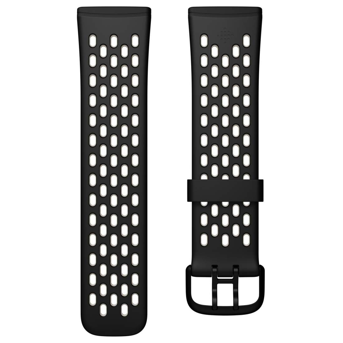 Versa 3/4,Sense/2 Sport Band Black/L.White S | Sport & Fritid - Träning - Träningsutrustning - Sportarmband | Pryloteket
