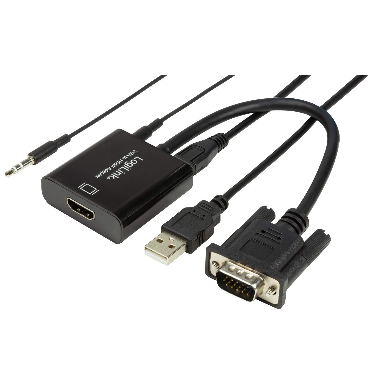 VGA + USB Audio - HDMI billede