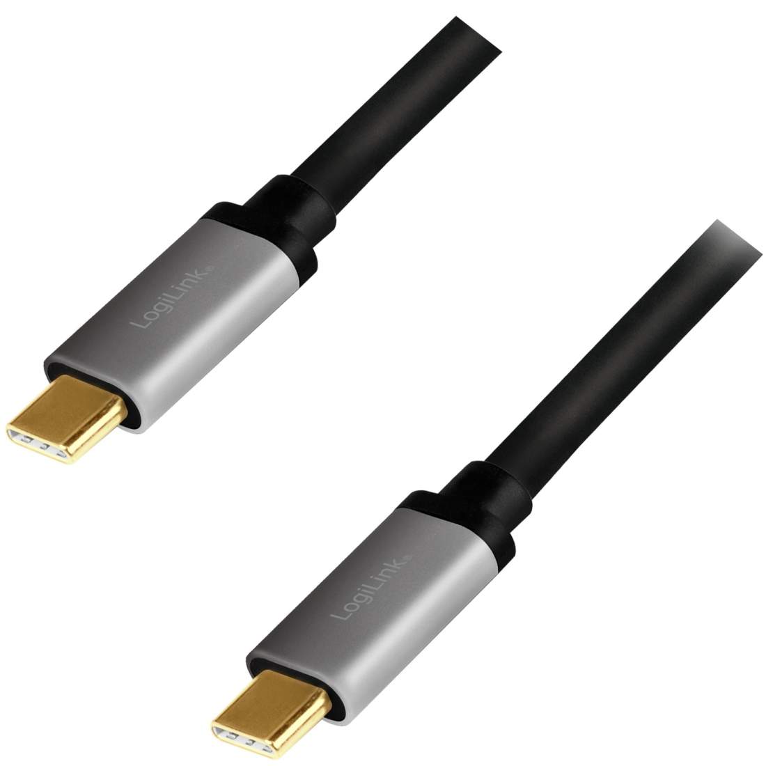 USB-C-kabel USB 3.2 Gen2 PD 3.0 100W 10Gbps 4K/60Hz Alu 1m | Elektronik - Kablar & Adaptrar - Adaptrar & Signalomvandlare - Video | Pryloteket