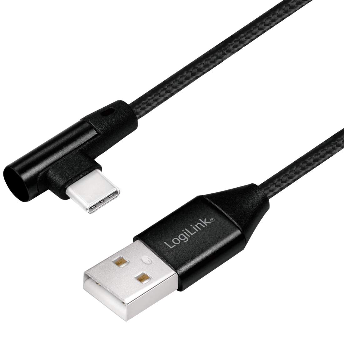 Vinklad USB-C-kabel USB 2.0 Max 15W 0,3m | Elektronik - Kablar & Adaptrar - Adaptrar & Signalomvandlare - USB | Pryloteket
