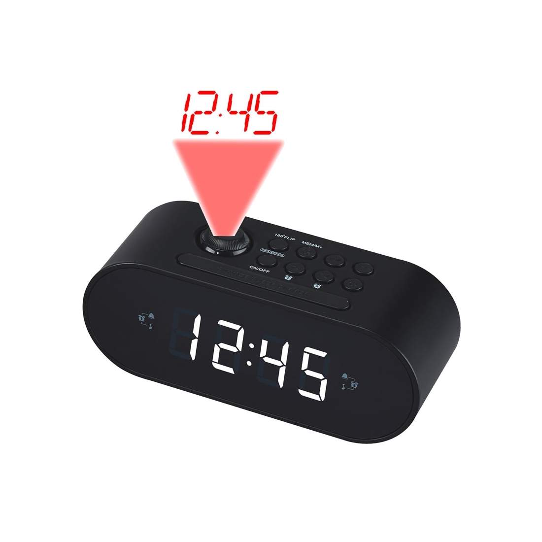Klockradio med projektion | Hem & Hobby - Hem & Hushåll - Kök - Köksredskap - Lock | Pryloteket