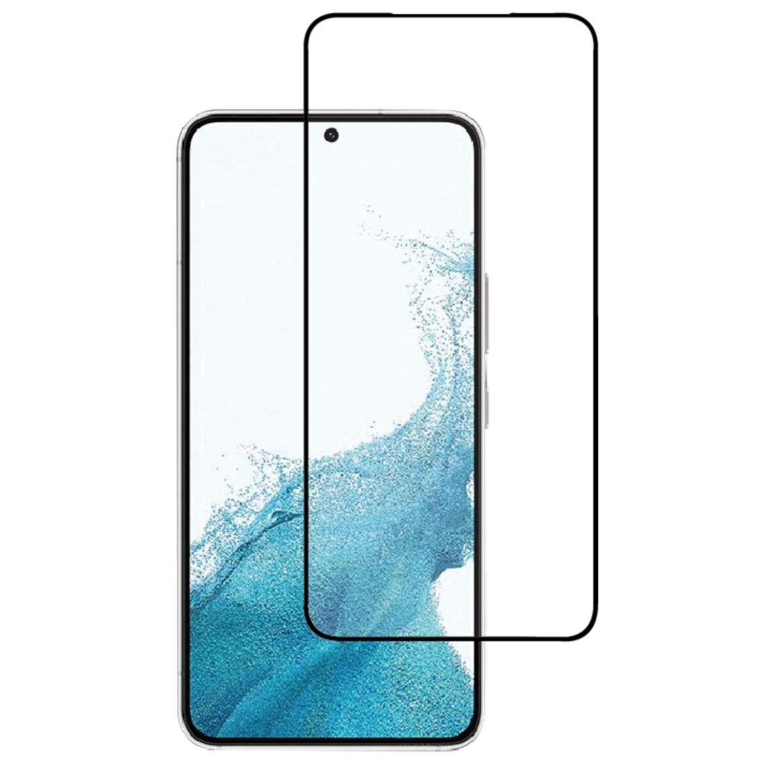 Produktfoto för CHAMPION Skärmskydd i Härdat 9H Glas för Samsung Galaxy S23 - Svart