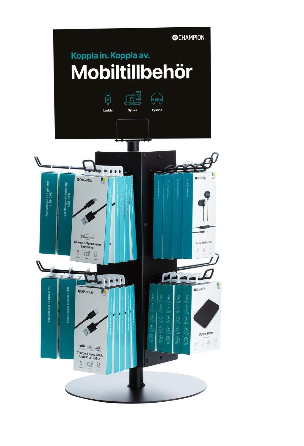 Butiksstand drejeligt bord