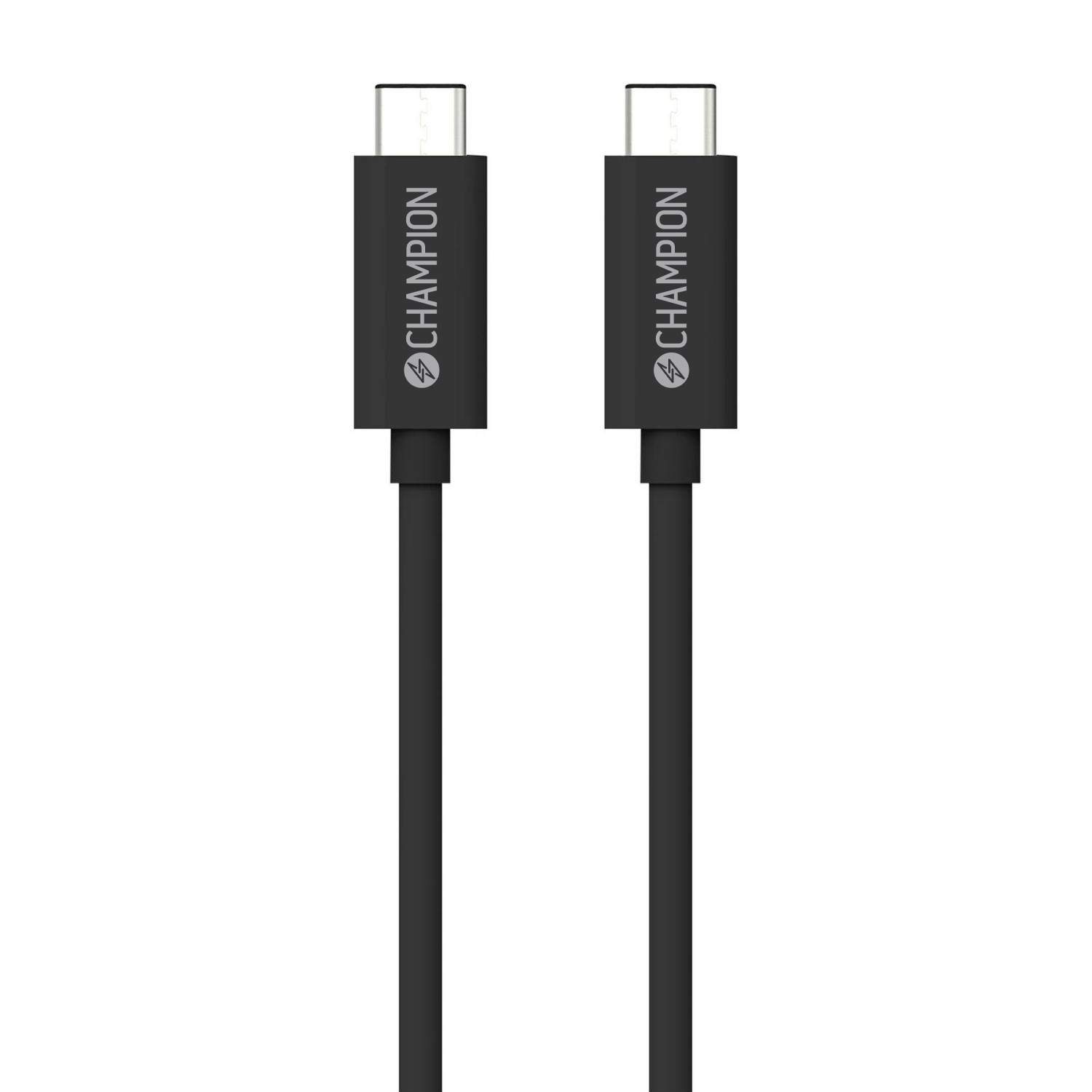 USB-C Kabel 2m 100W Sort
