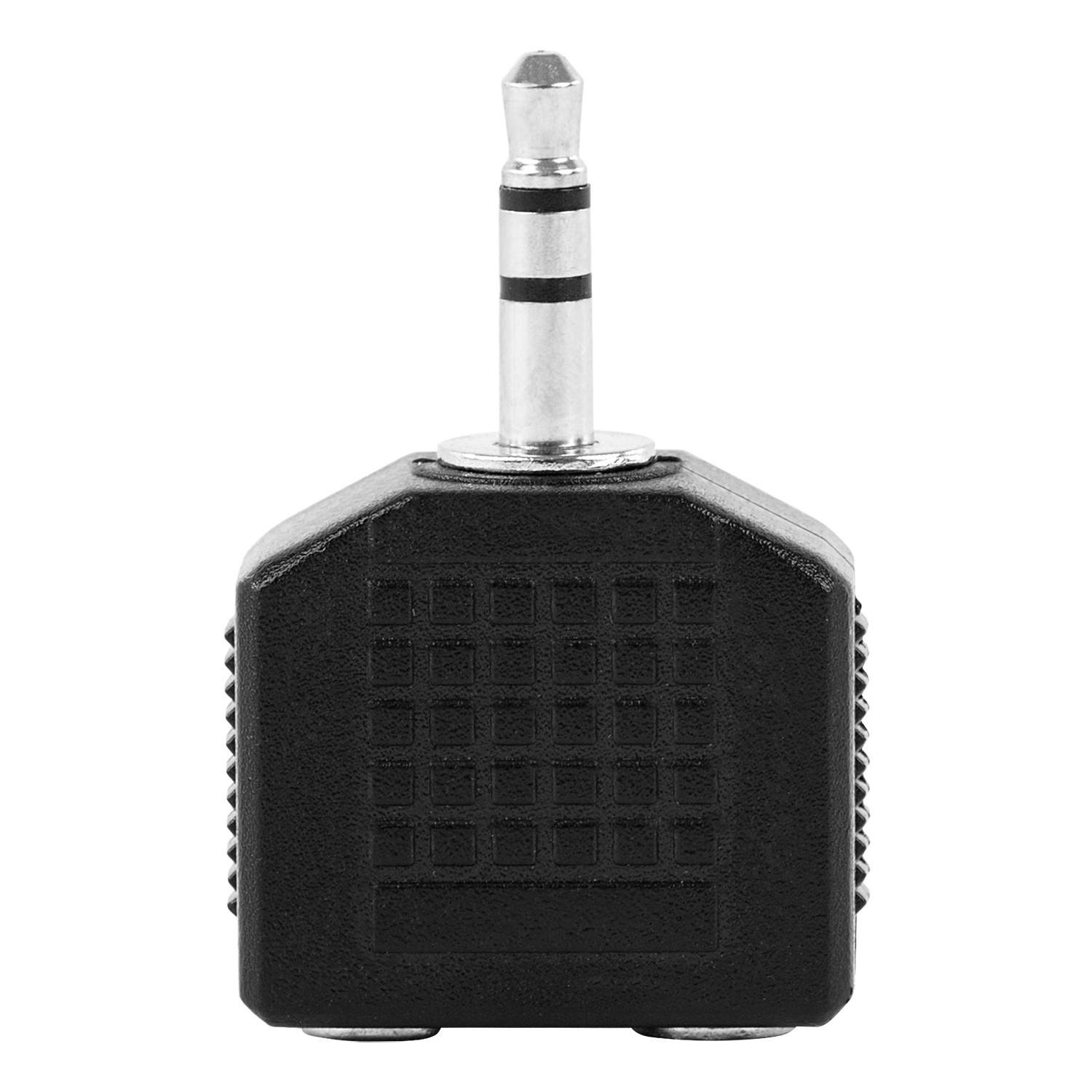 Adapter 3,5 mm han - 2 x 3,5 mm hun