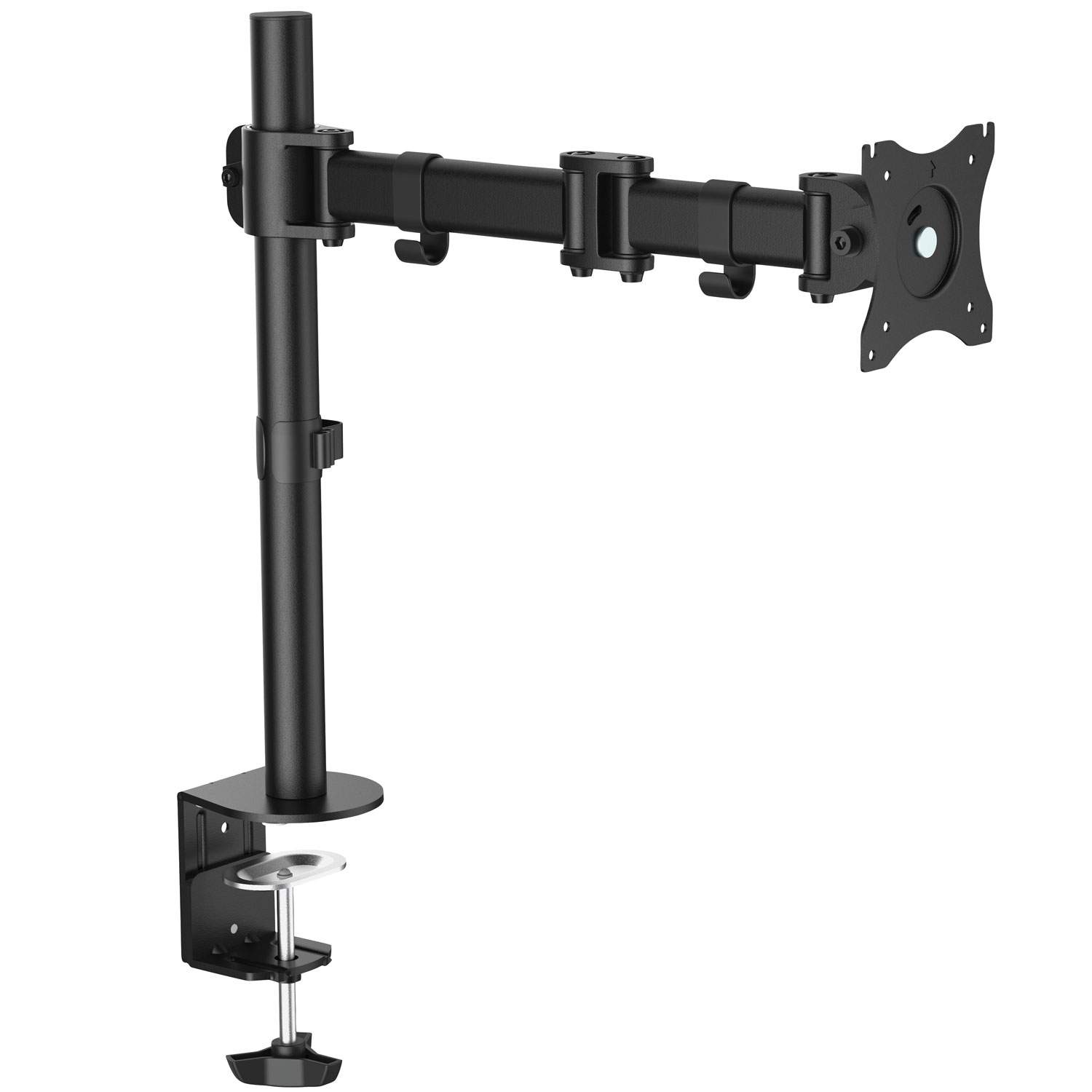 LogiLink - Monteringssæt - justerbar arm - for LCD display - solidt koldpresset stål - skærmstørrelse: 13-27 - skrivebordsmonterbar