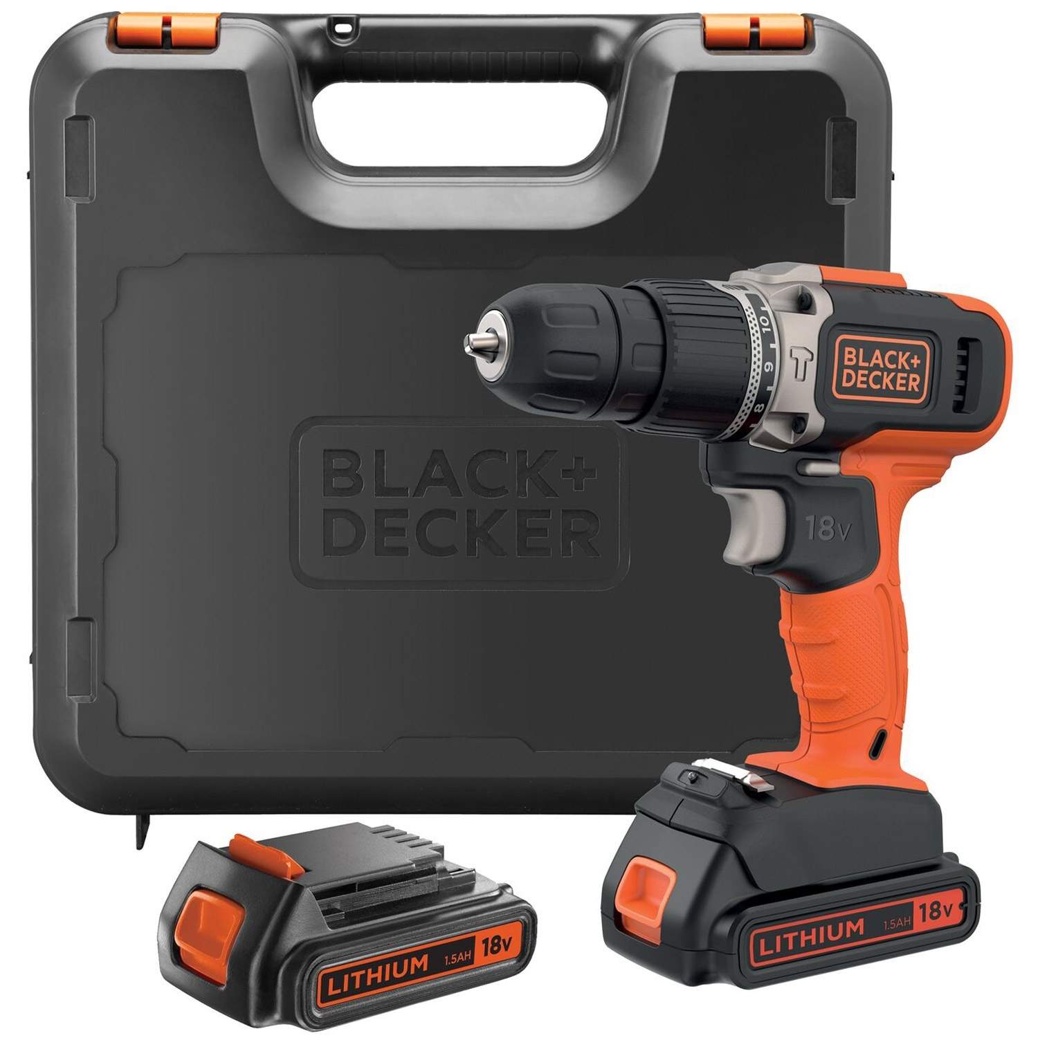 Slagboremaskine 18V lithium-ion 2X1,5AH batt billede