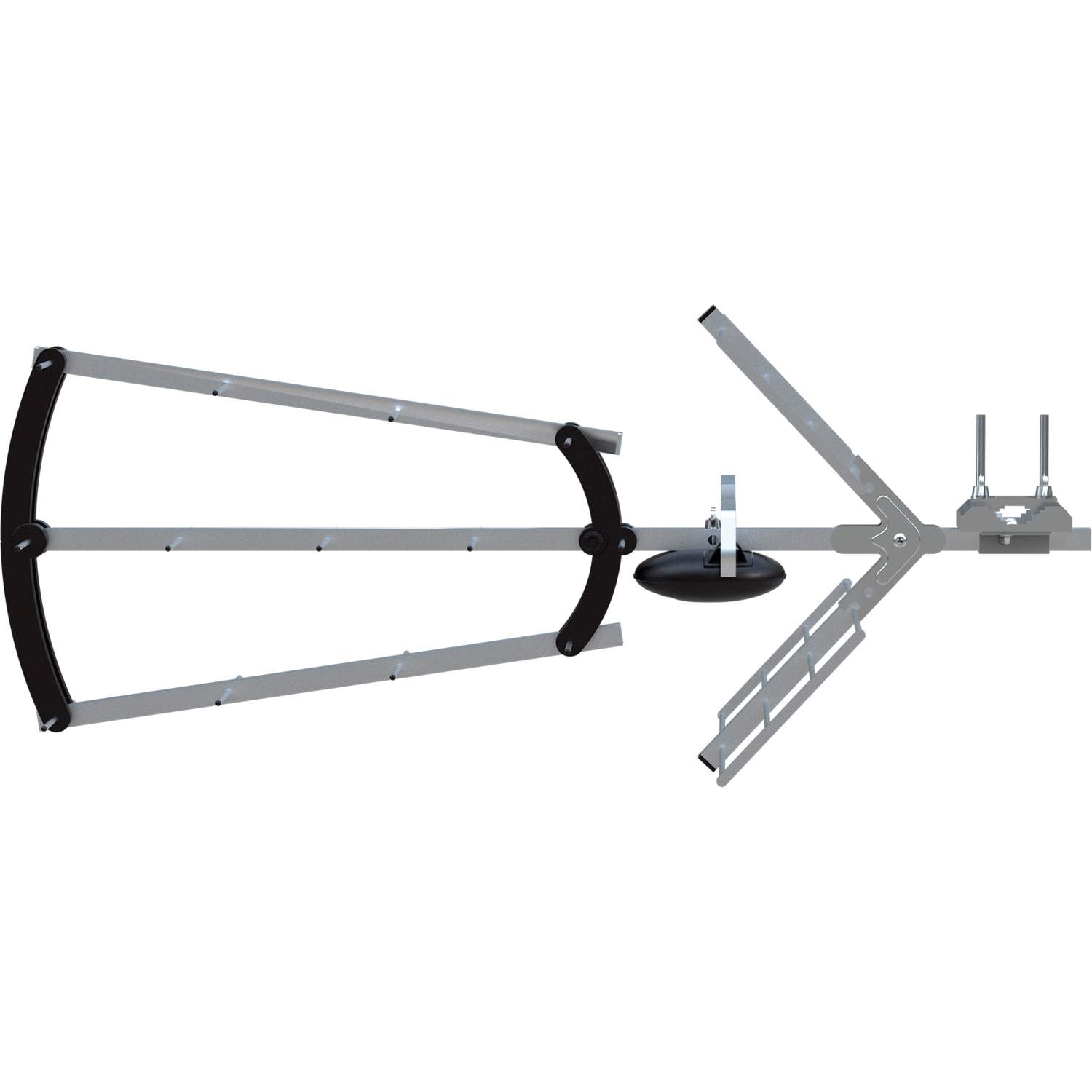 Alternativ bild 1 för Strong SRT ANT 200, Utomhus, Svart, Silver, 20 m, 470 - 862 MHz, 20 dBi, 18 dB