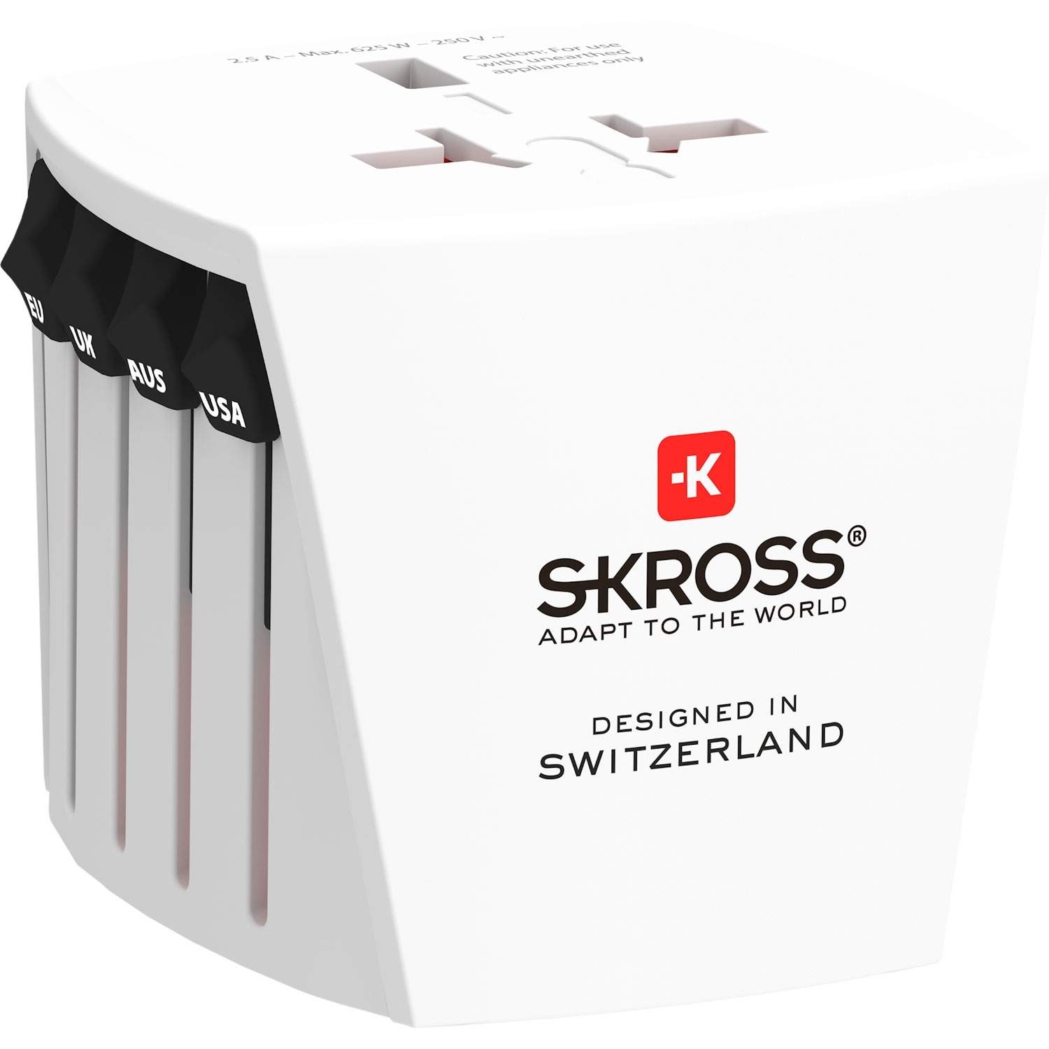 World travel adapter MUV Micro Ungrounded
