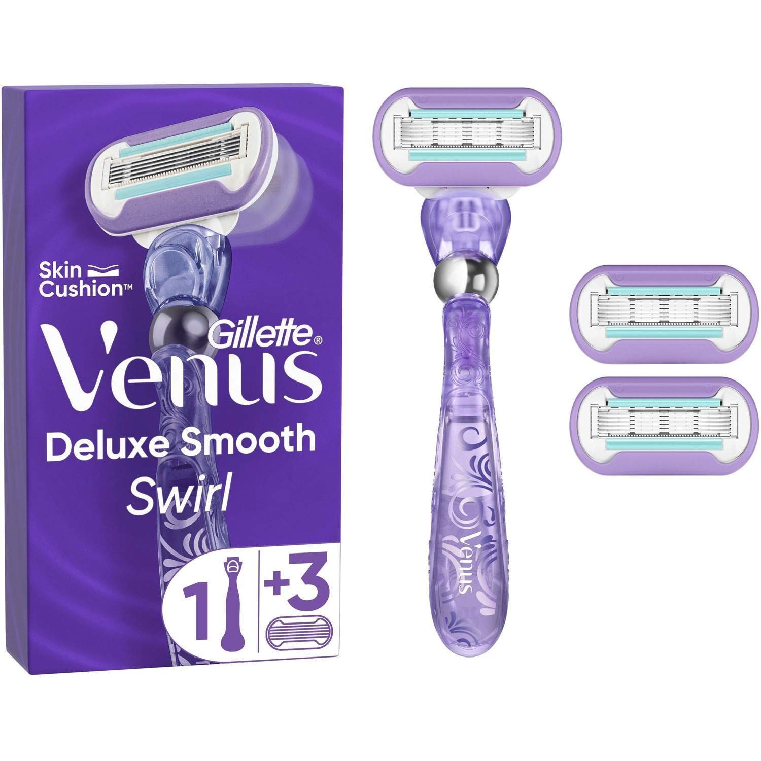 Razor Deluxe Smooth Swirl 3 blade billede