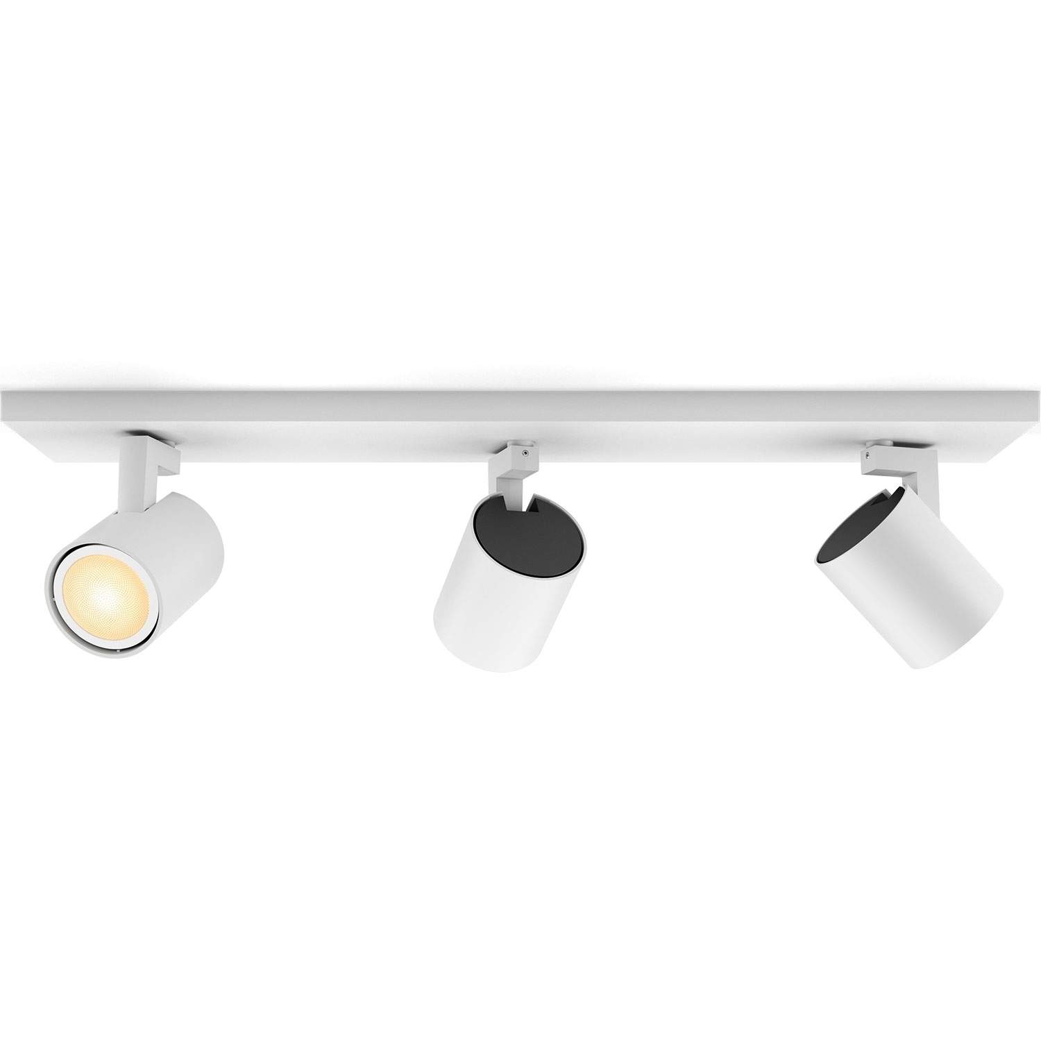 Alternativ bild 1 för Philips Hue Runner Trippel Spotlight - Vit - Med Dimmer Switch