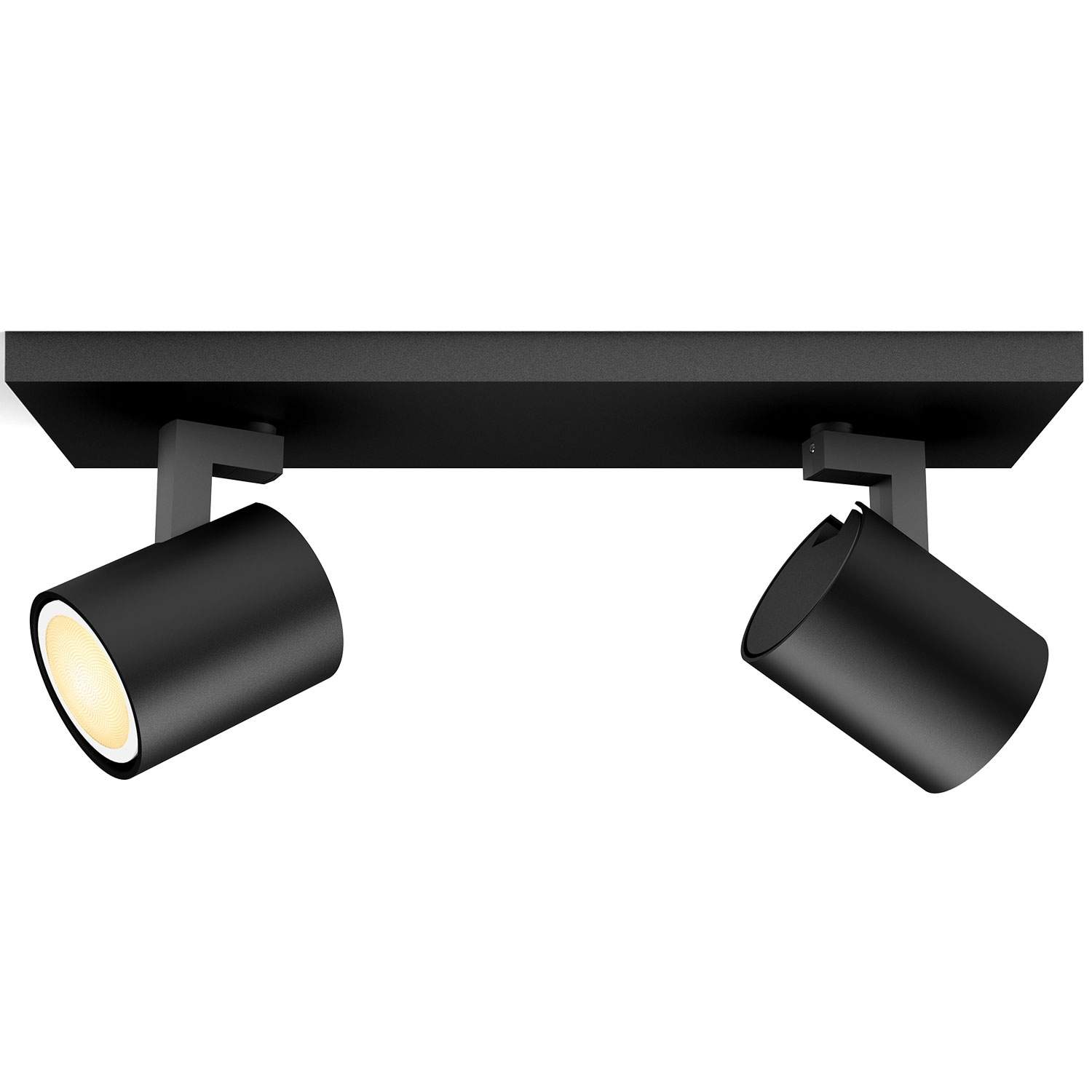 Alternativ bild 1 för Philips Hue Runner Dubbel Spotlight - Svart - Med Dimmer Switch